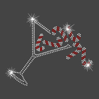 Christmas Candy Cane Martini Bling Rhinestone Christmas Basic Youth T-shirt | Artistshot