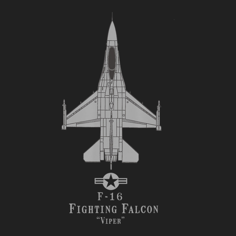 F-16 Fighting Falcon Tech Drawing Military Airplane Basic Youth T-shirt by Whitfield Wolff | Artistshot