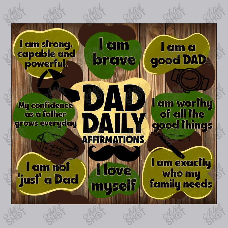 Dad Daily Affirmations Pocket T-shirt | Artistshot