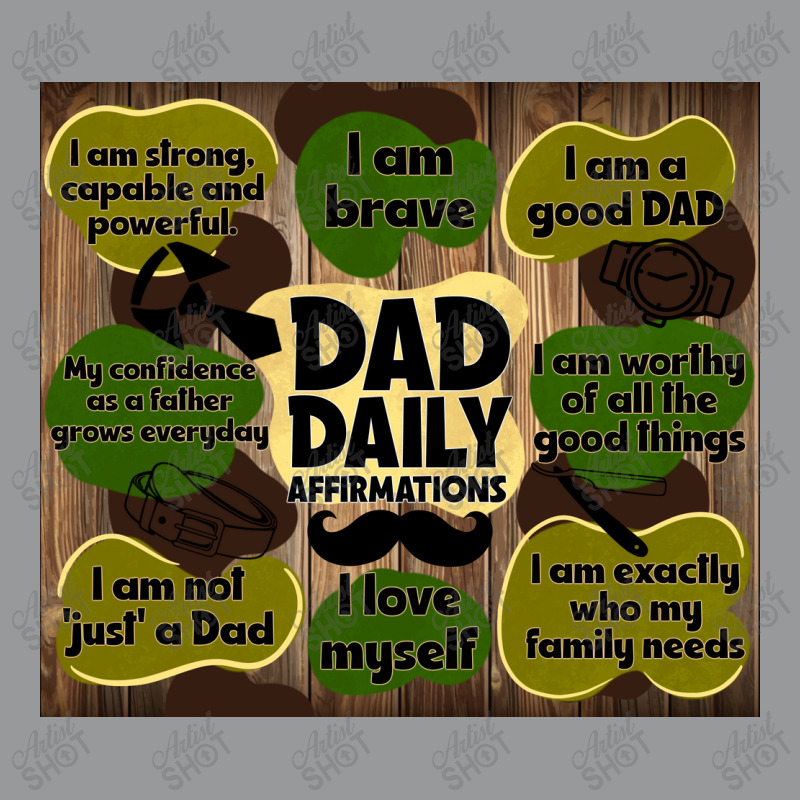 Dad Daily Affirmations Crewneck Sweatshirt | Artistshot