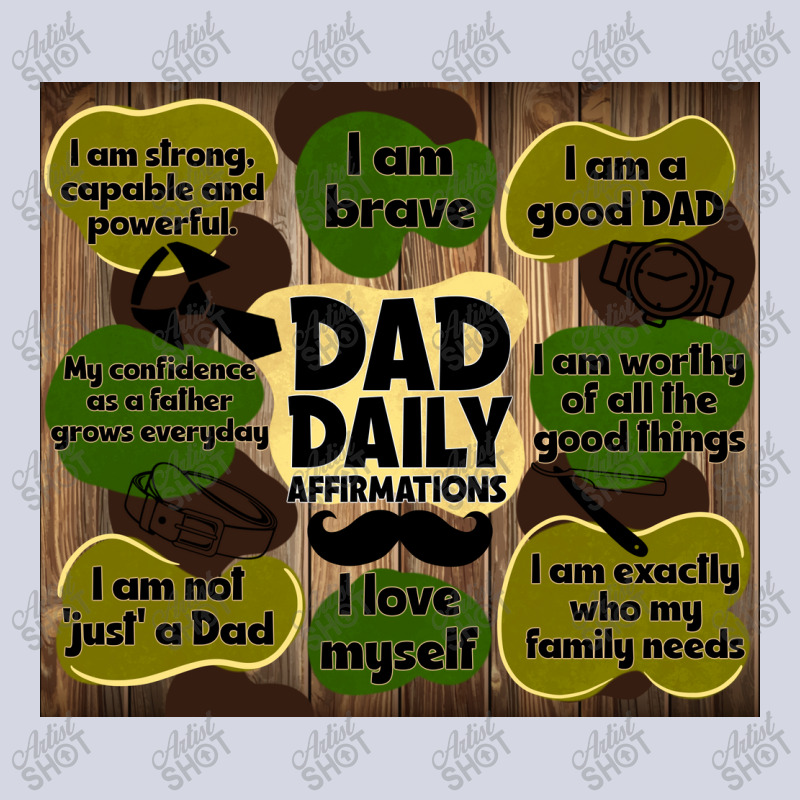 Dad Daily Affirmations Fleece Short | Artistshot