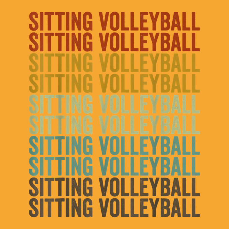 Sitting Volleyball Sports Retro T Shirt Basic T-shirt | Artistshot