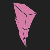 Pink Ranger Lightning Symbol Basic T-shirt | Artistshot