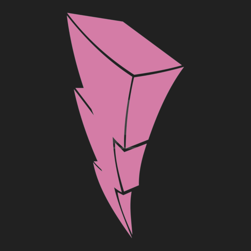 Pink Ranger Lightning Symbol Basic T-shirt by cm-arts | Artistshot