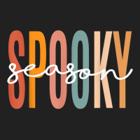 Spooky Season Retro Colorful Halloween Costume Women Girls Basic T-shirt | Artistshot