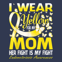 I Wear Yellow For My Mom Endometriosis Awareness T Shirt Basic T-shirt | Artistshot