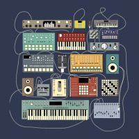 Electronic Musician Synthesizers And Drum Machine Dj Basic T-shirt | Artistshot