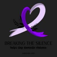 Breaking The Silence Helps Stop Domestic Violence (survivors Unite) Basic T-shirt | Artistshot