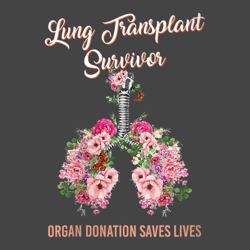 Womens Lung Transplant Survivor Organ Donation Saves Lives Floral V Ne Basic T-shirt by cm-arts | Artistshot