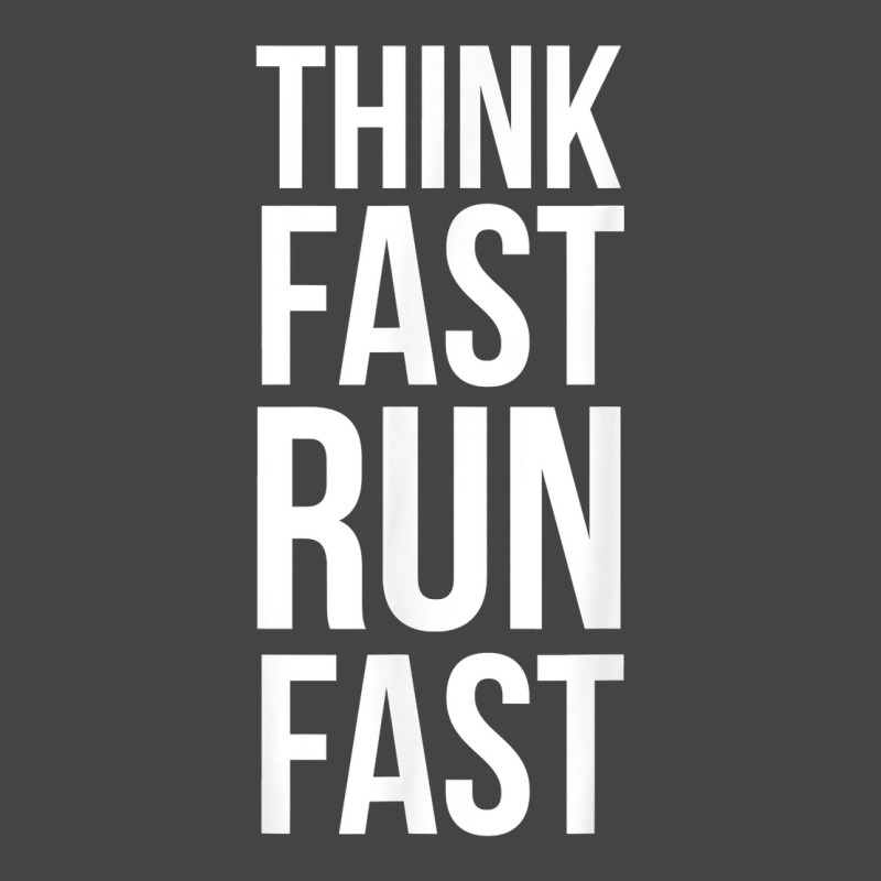 Think Fast Run Fast Shirt For Running Track Cross Country T Shirt Basic T-shirt by cm-arts | Artistshot