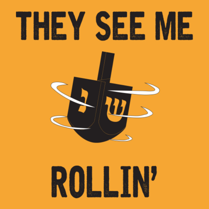 Hanukkah 2020 Dreidel Game Gift They See Me Rollin_ Jewish T-shirt Basic T-shirt | Artistshot