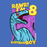 Rawr! I'm 8 Birthday Boys 8th Birthday Dino Noasaurus T Shirt Basic T-shirt | Artistshot