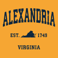 Alexandria Virginia Va Vintage Athletic Navy Sports Design Long Sleeve Basic T-shirt | Artistshot