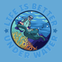 Life Is Better Under Water Marine Biology Scuba Diver Premium T Basic T-shirt | Artistshot