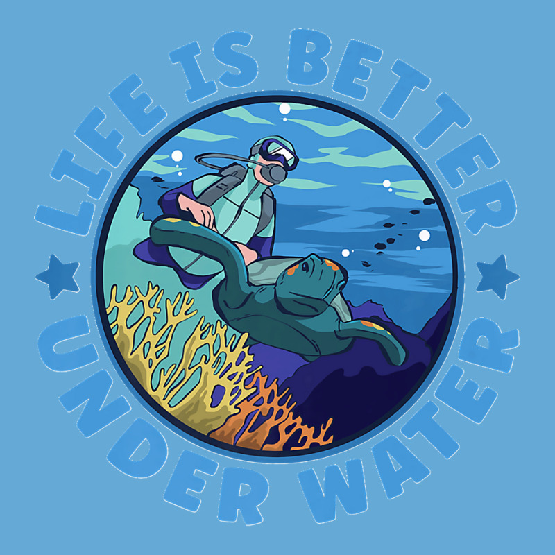 Life Is Better Under Water Marine Biology Scuba Diver Premium T Basic T-shirt | Artistshot