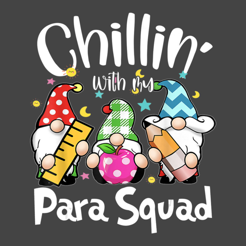 Paraprofessional Para Squad Chillin Gnomes Christmas Teacher Basic T-shirt by cm-arts | Artistshot