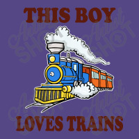 This Boy Loves Trains Gift Train Wagon Lover Basic T-shirt | Artistshot