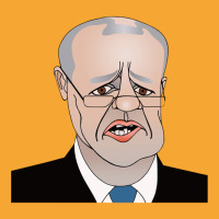 Scott Morrison Cartoon Basic T-shirt | Artistshot