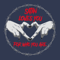 Satan Loves You For Who You Are Devil Satanic Goth Pagan Basic T-shirt | Artistshot