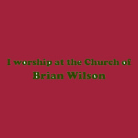 I Worship At The Church Of Brian Wilson Basic T-shirt | Artistshot