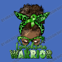 Lymphoma Warrior Afro Messy Bun Basic T-shirt | Artistshot