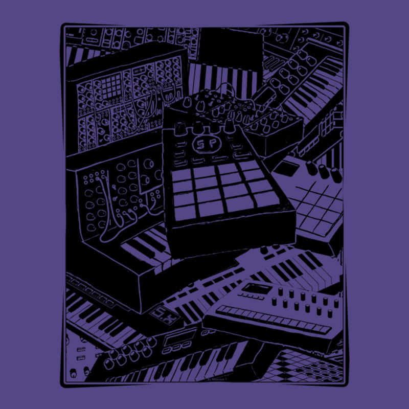 Electronic Musician Loves Synthesizers Basic T-shirt | Artistshot