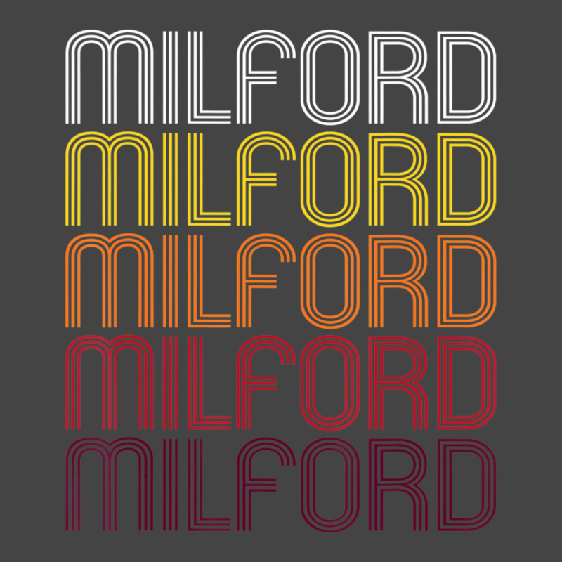 Milford, Mi Vintage Style Michigan Basic T-shirt | Artistshot