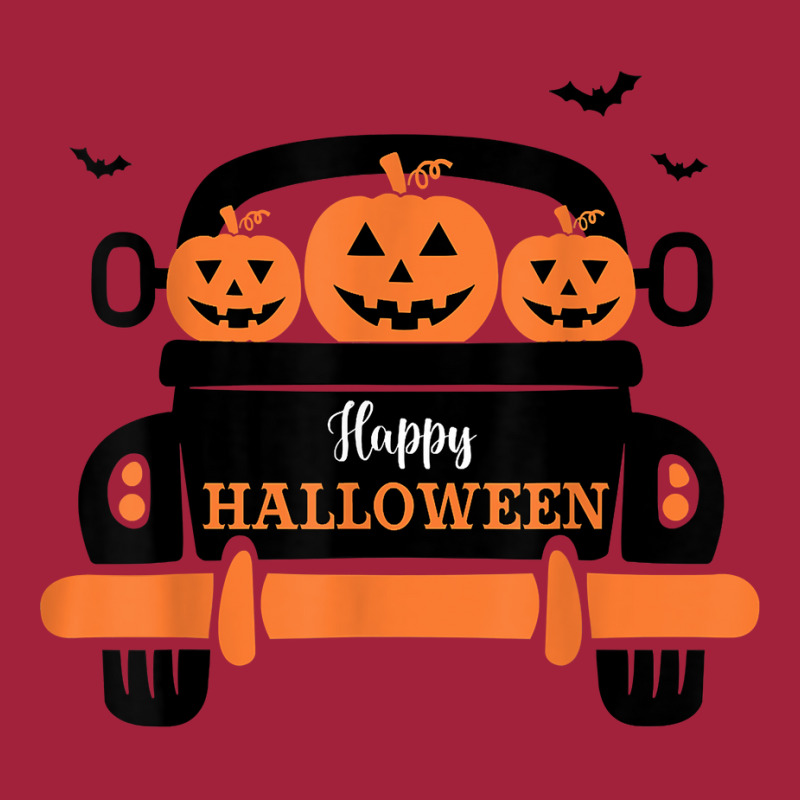 Three Pumpkins In Car Happy Halloween Novelty Holiday Item T Shirt Basic Youth T-shirt by cm-arts | Artistshot