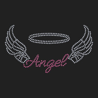 Angel With Wings Bling Rhinestone Diamante Embellished Tank Top Basic Youth T-shirt | Artistshot