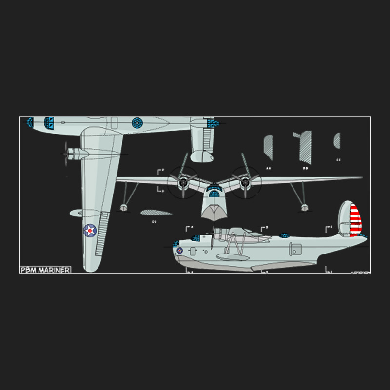 Pbm Mariner American Ww2 Patrol Bomber Flying Boat Diagram Gift Basic Youth T-shirt | Artistshot