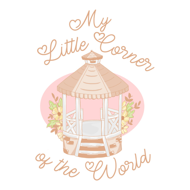 Typography My Little Corner Of The World Men's T-shirt Pajama Set | Artistshot