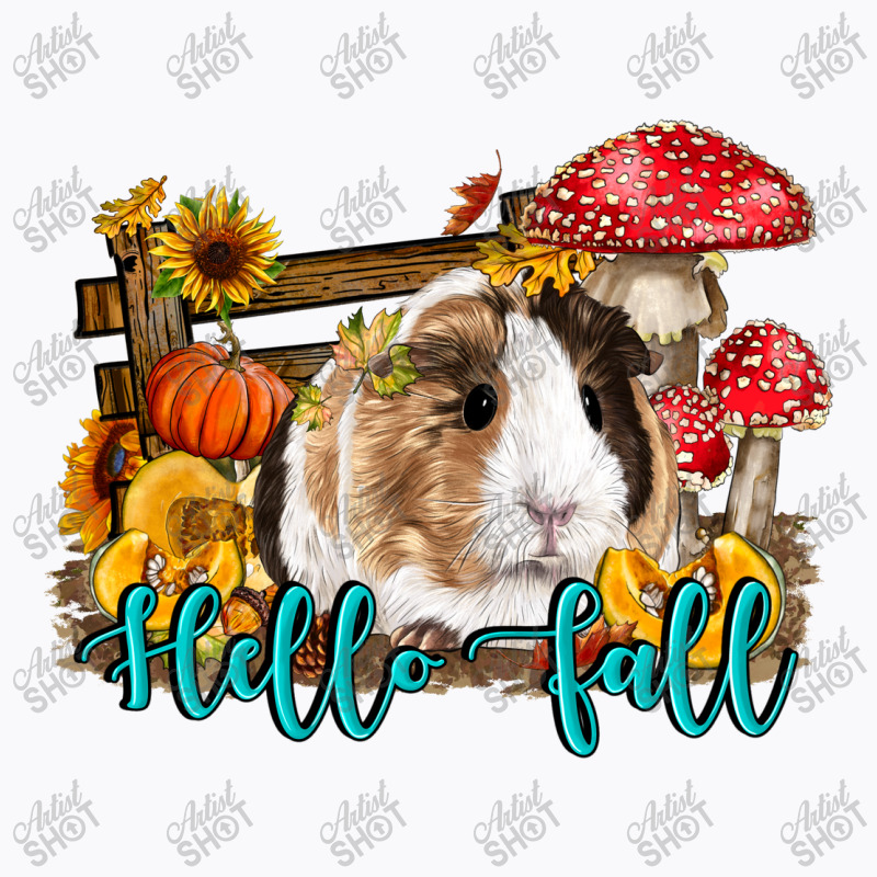 Hello Fall Guinea Pig T-shirt | Artistshot