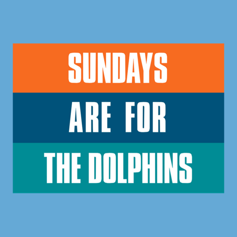 Sundays Are For The Dolphins Miami Footbal Basic T-shirt | Artistshot