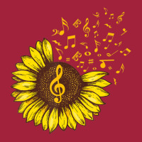 Sunflower Music Note Music Lovers Basic T-shirt | Artistshot