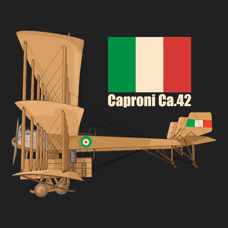 Caproni Ca4 Ca42 Ww1 Italian Heavy Bomber Triplane Plane Diagram Gifts Basic T-shirt | Artistshot