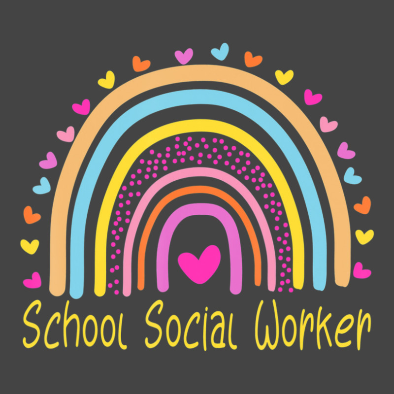 School Social Worker Rainbow Basic T-shirt by kentuckykonpha9 | Artistshot