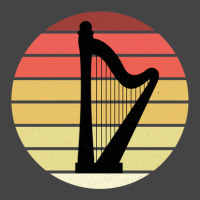 Harp Music Instrument Vintage Sunset Basic T-shirt | Artistshot