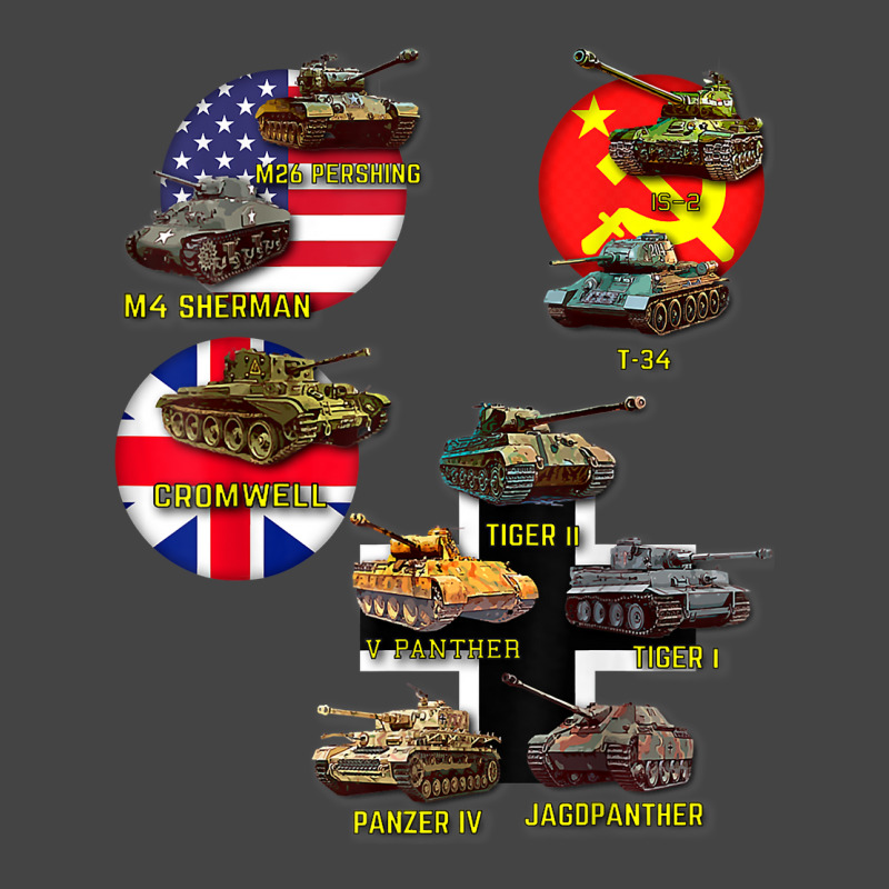 Top 10 Best Ww2 Tanks M4 Sherman Panzer Iv Tiger Ii T 34 T Shirt Basic Youth T-shirt by wevipaenizhu | Artistshot