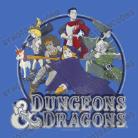 Womens Dungeons & Dragons Group Shot Badge V-neck Basic Youth T-shirt | Artistshot