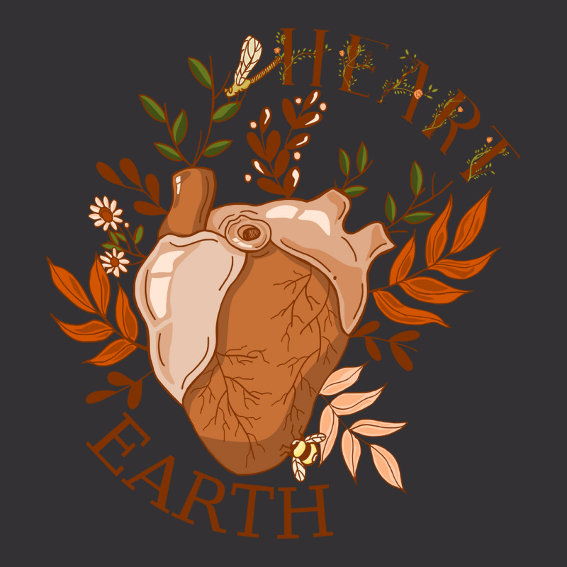 Heart - Earth Vintage Hoodie And Short Set | Artistshot