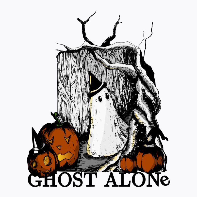 Ghost Alone T-shirt | Artistshot