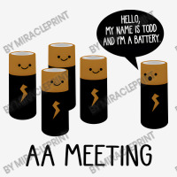 Funny Aa Meeting. Hi! My Name Is Todd And Im A Bat Adjustable Cap | Artistshot