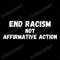 Support Affirmative Action End Racism Cropped Sweater | Artistshot