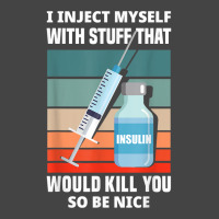 Funny Diabetic Type 1 Diabetes T1d I Inject Myself Insulin T Shirt Basic T-shirt | Artistshot