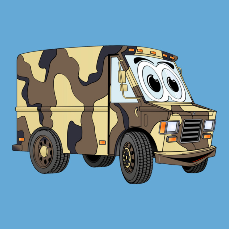 Military Sand Mini Van Cartoon Basic T-shirt by cm-arts | Artistshot