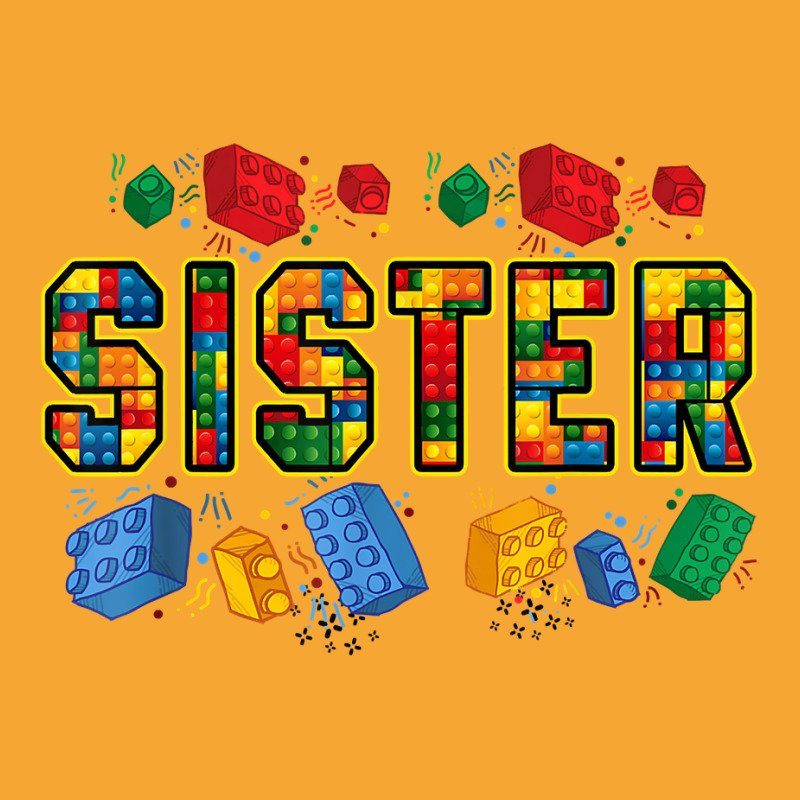 Sister Brick Builder Funny Blocks Master Builder Basic T-shirt | Artistshot