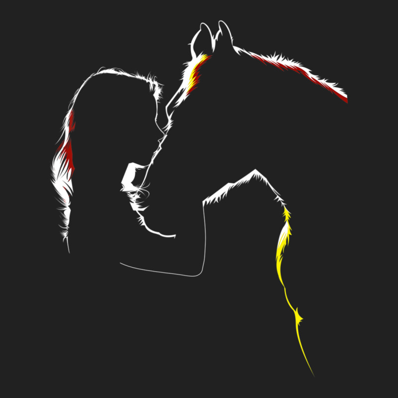 Horse For Ladies Horse Related Basic T-shirt by cm-arts | Artistshot