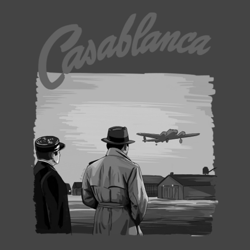 Casablanca Casablanca Illustration With Title Basic T-shirt by cm-arts | Artistshot