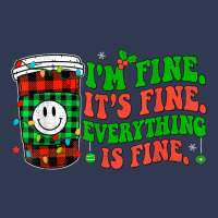 It's Fine I'm Fine Everything Is Fine Christmas Coffee Latte Basic T-shirt | Artistshot