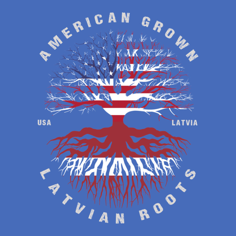 American Grown Latvian Roots Latvia Flag Basic T-shirt by WilmaMorgan | Artistshot